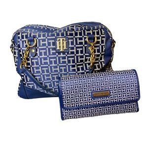 Tommy Hilfiger Purse and Wallet Nave Blue and Gray